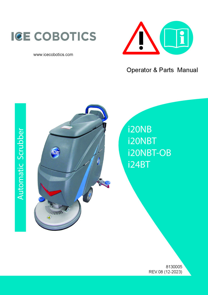 ICE Cobotics i20NB / i20NBT / i20NBT-OB / i24BT User Manual