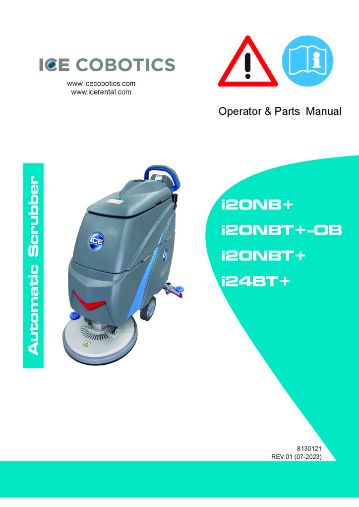 ICE Cobotics i20NB+ / i20NBT+ i20NBT+-OB / i24BT+ User Manual